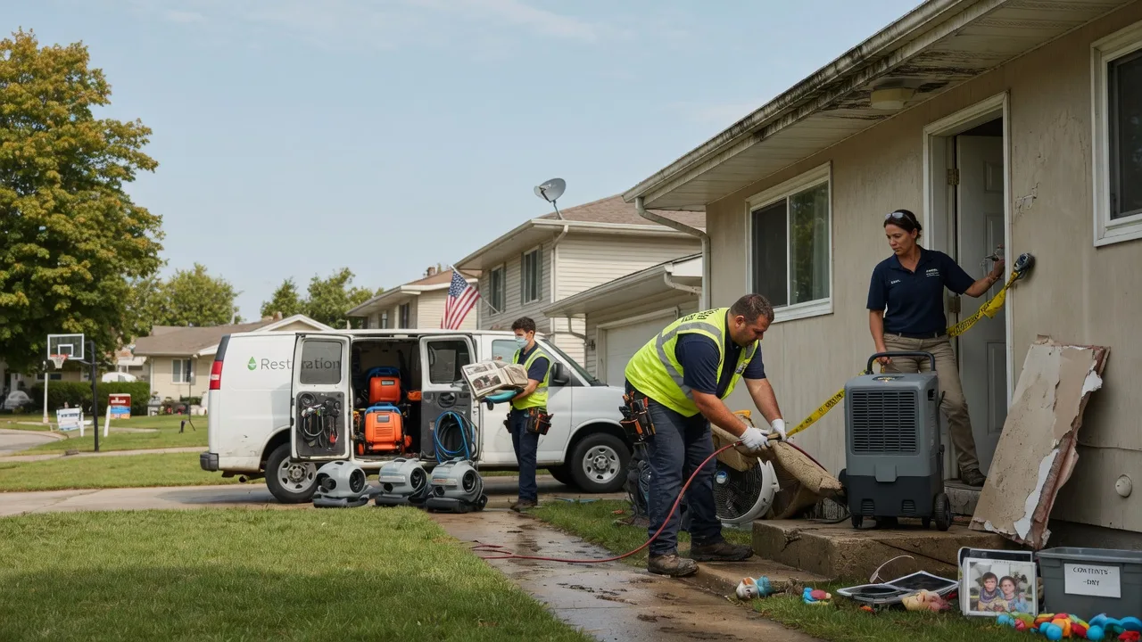 Water Damage Restoration in Lansing, KS near me
